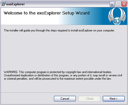exoEplorer installer